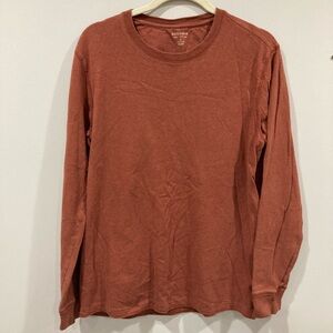 Red Sonoma Long Sleeve Medium 100% Cotton